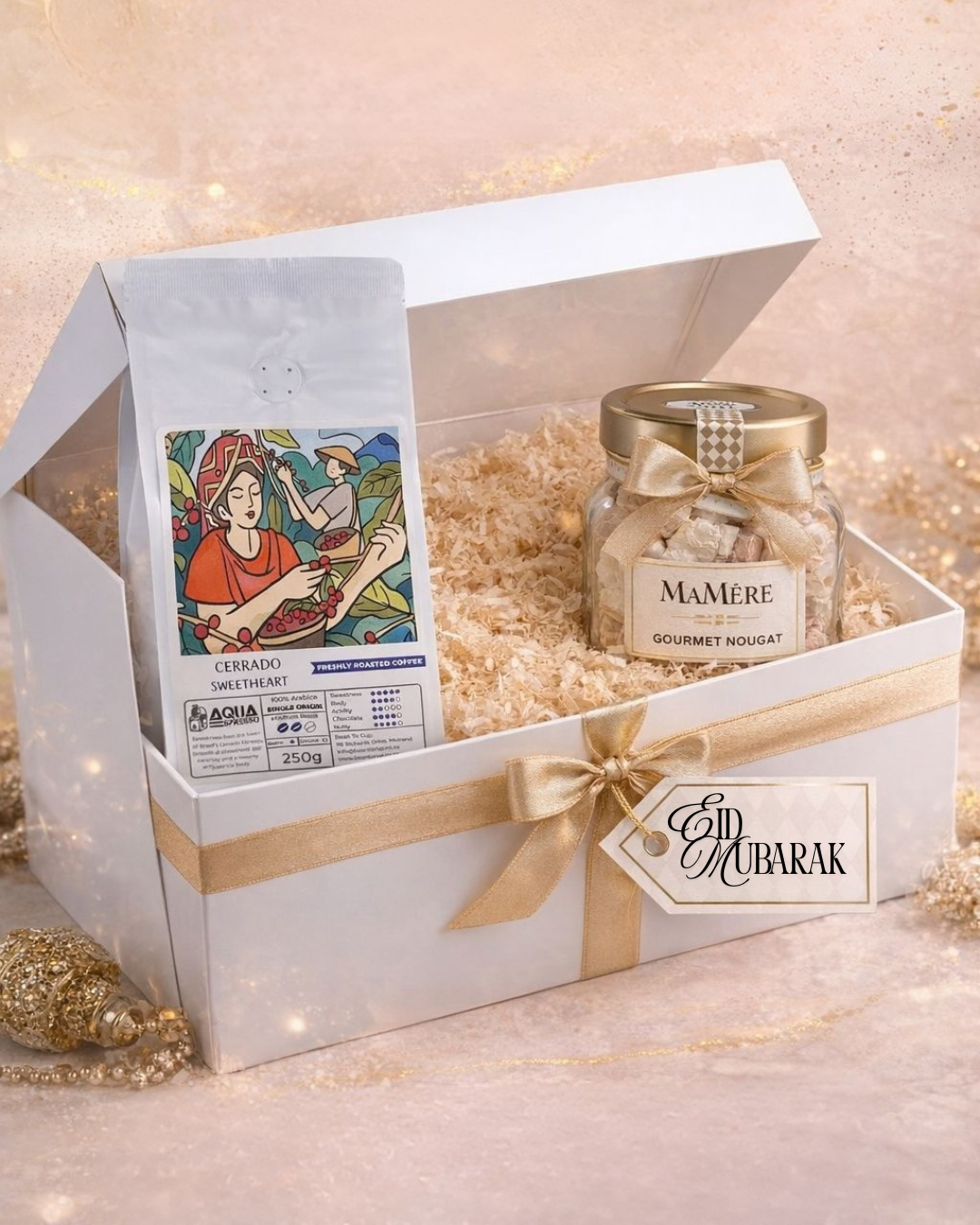 Premium Coffee & Nougat Gift Box