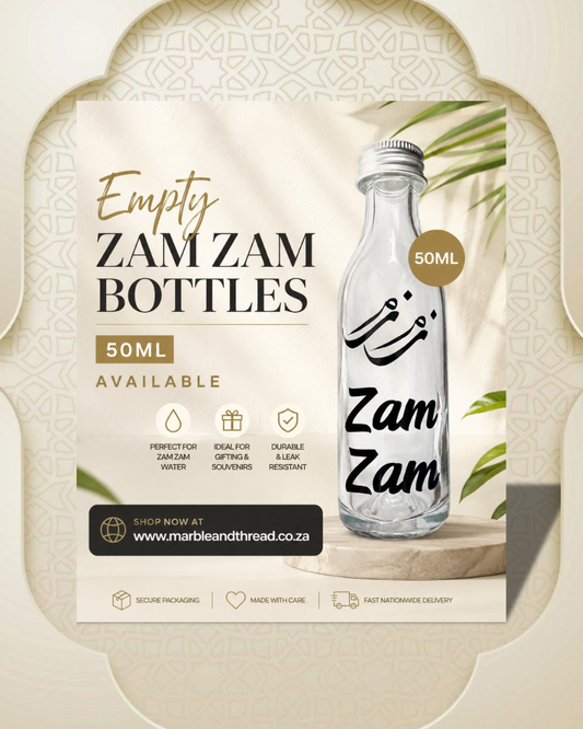 Empty Zam Zam Bottle 50ml