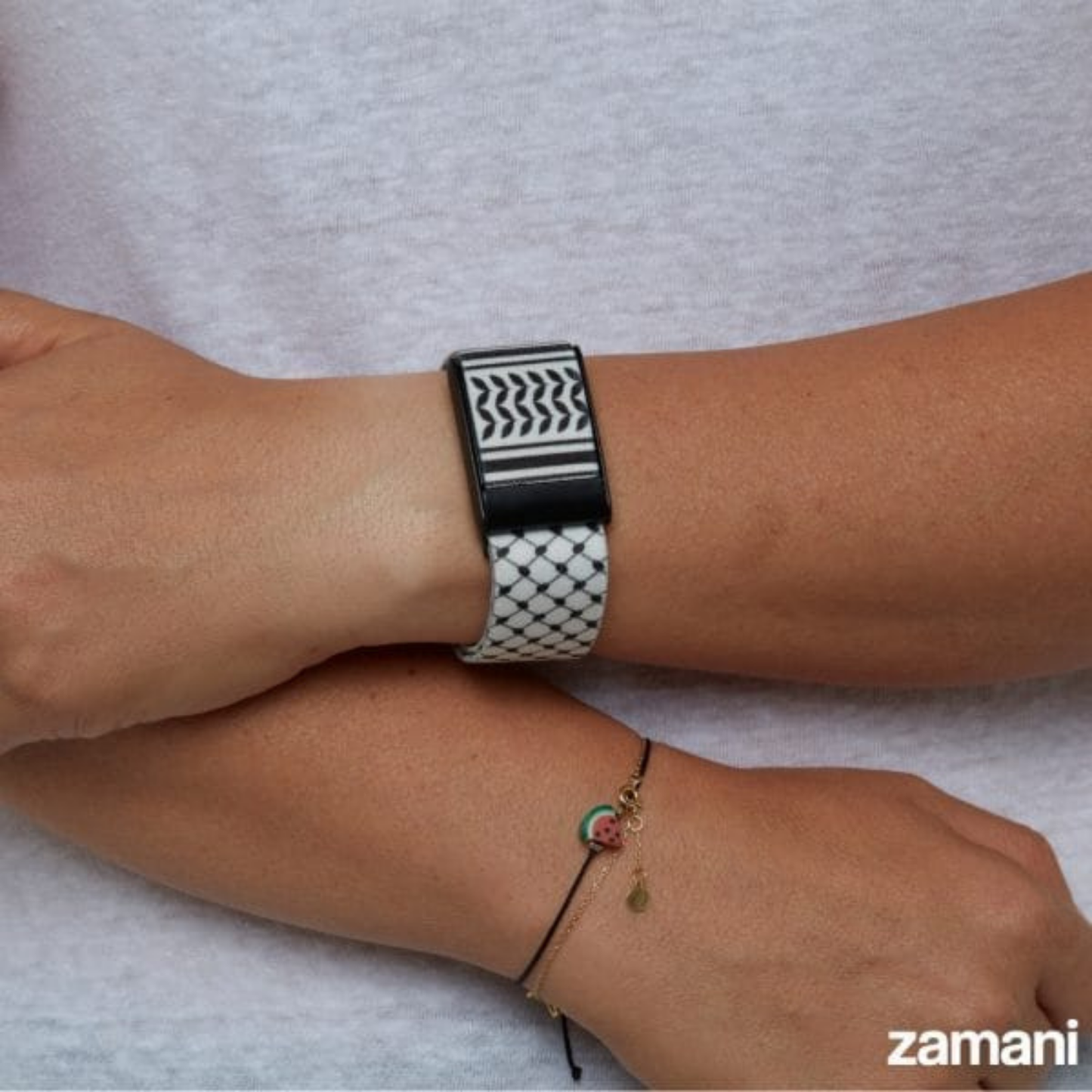 Keffiyah White- Straps for Watch