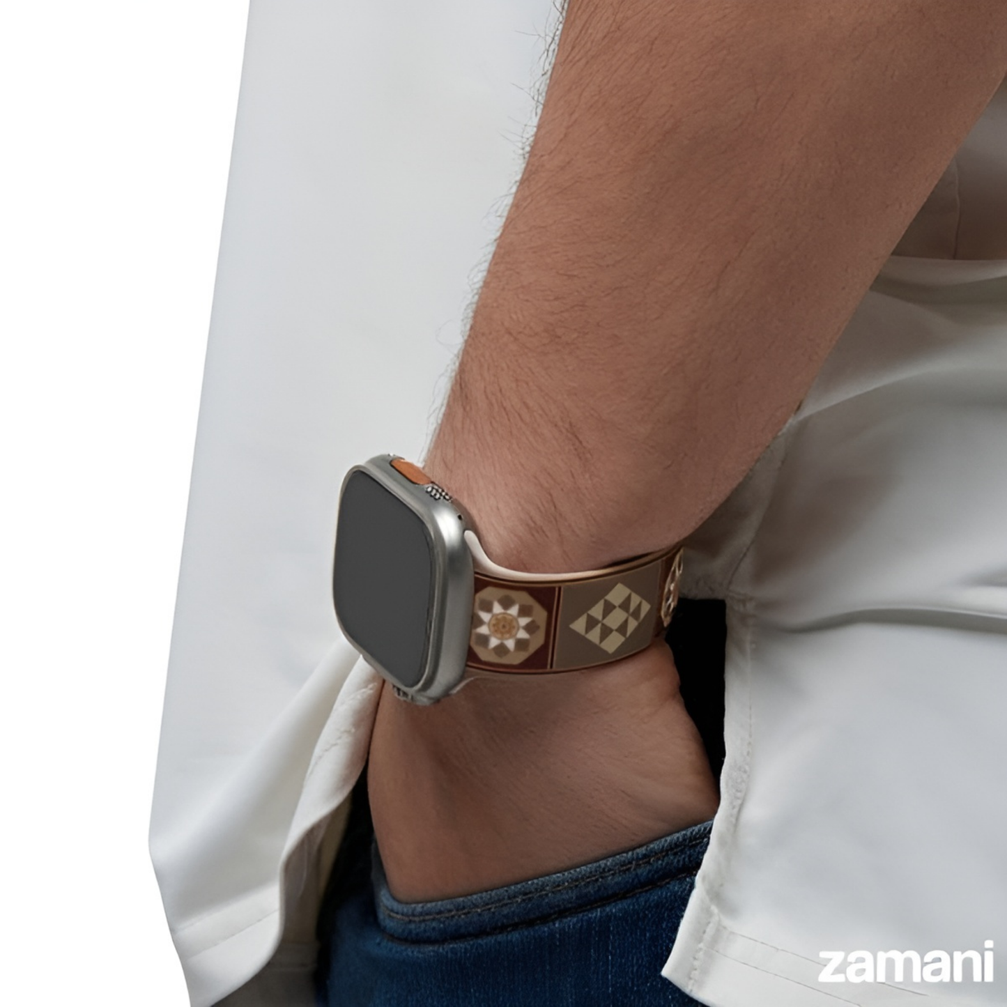 Wood Mosaic- Straps for Watch