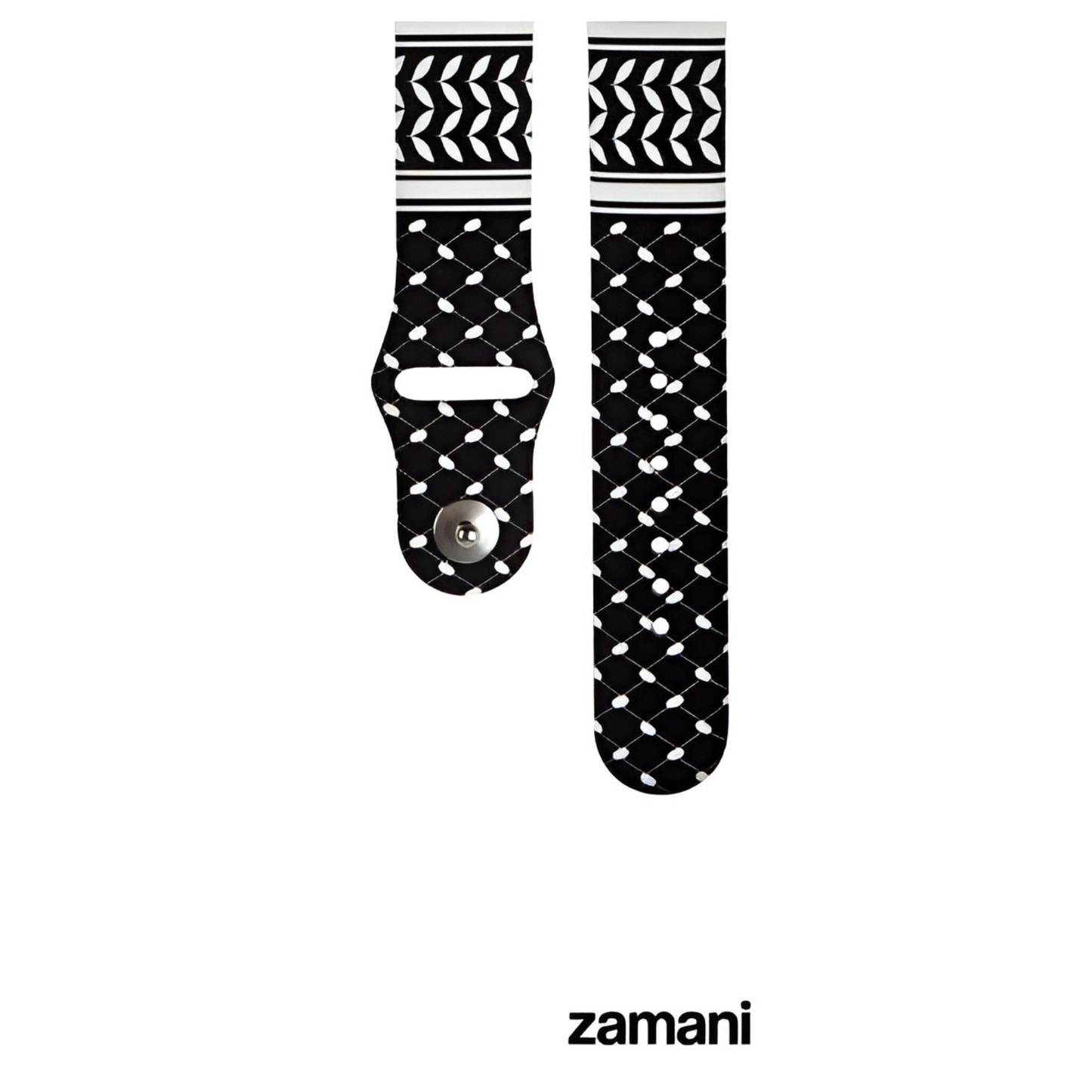 Keffiyeh Black- Straps for Watch