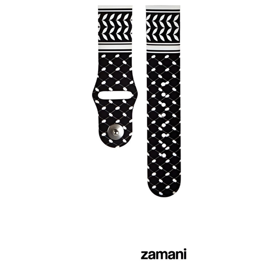 Keffiyeh Black- Straps for Watch